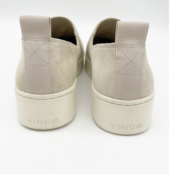 VINCE WARREN SUEDE SLIP-ON SNEAKERS.  Size 8 - Picture 6 of 10